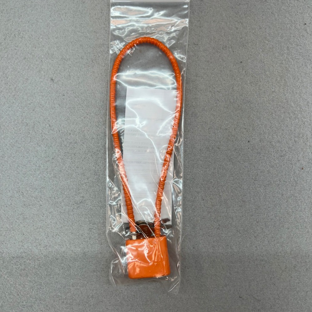 NEW Universal Orange Cable Gun Lock Firearm Safety Padlock with 2 Keys